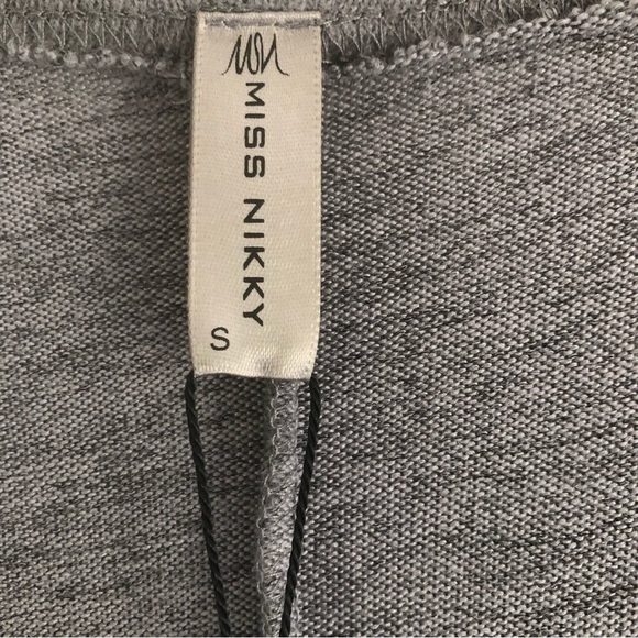 Miss Nikky Boho Gray Long Sweater Cardigan - Picture 13 of 14